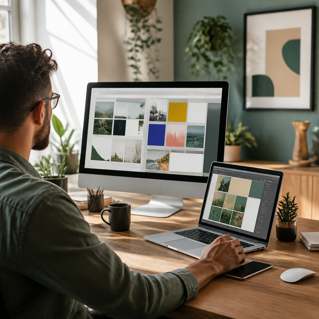 Concepto de diseño de una web de marca
